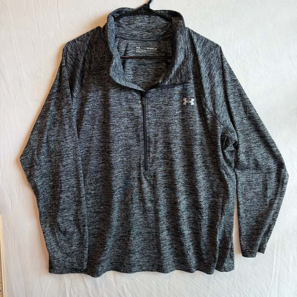 Under Armour Men's Tech Loose 1/4 Zip Pullover Heathered Gray